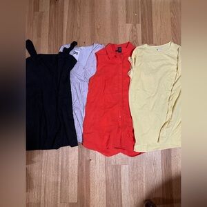 Colorful Sleeveless Dresses Set